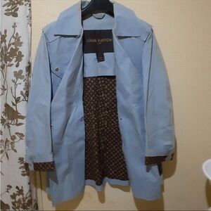 Louis Vuitton Mackintosh Blue Trench Coat